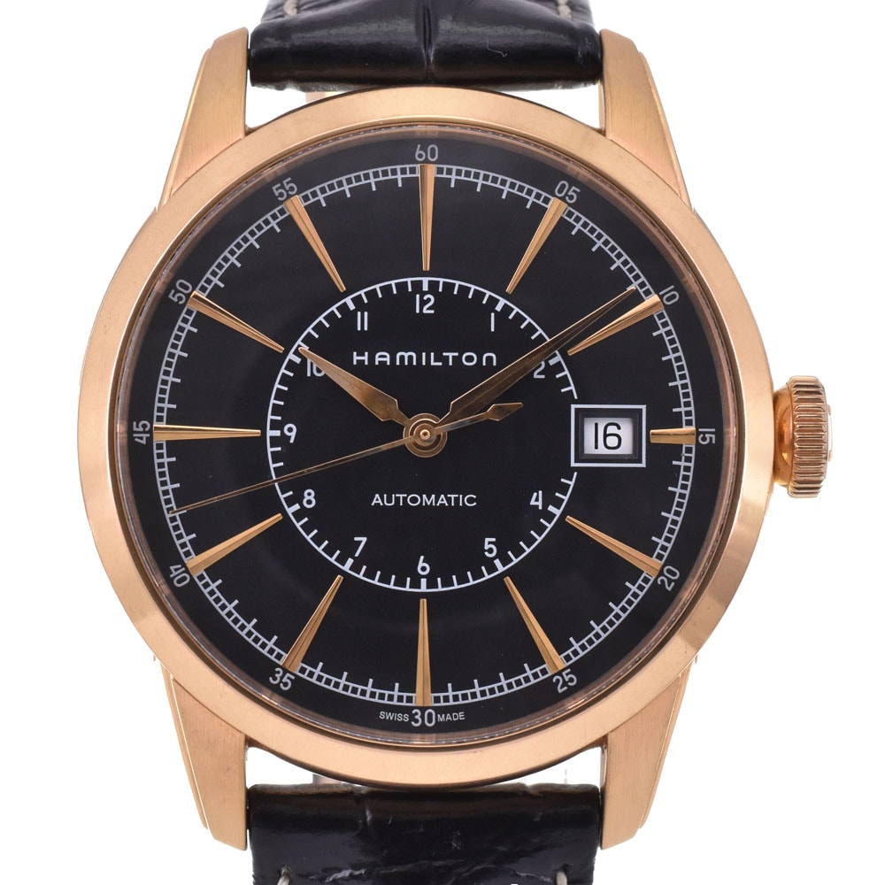 値下 ハミルトン HAMILTON H40505731 アメリカンクラシック レイルロード デイト 自動巻き メンズ P#143805