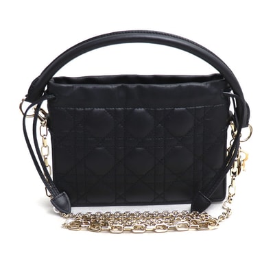 Dior ディオール レディディオール ミリー ミニ ショルダーバッグ ブラック S0981ONMJ M900 レディース【中古】