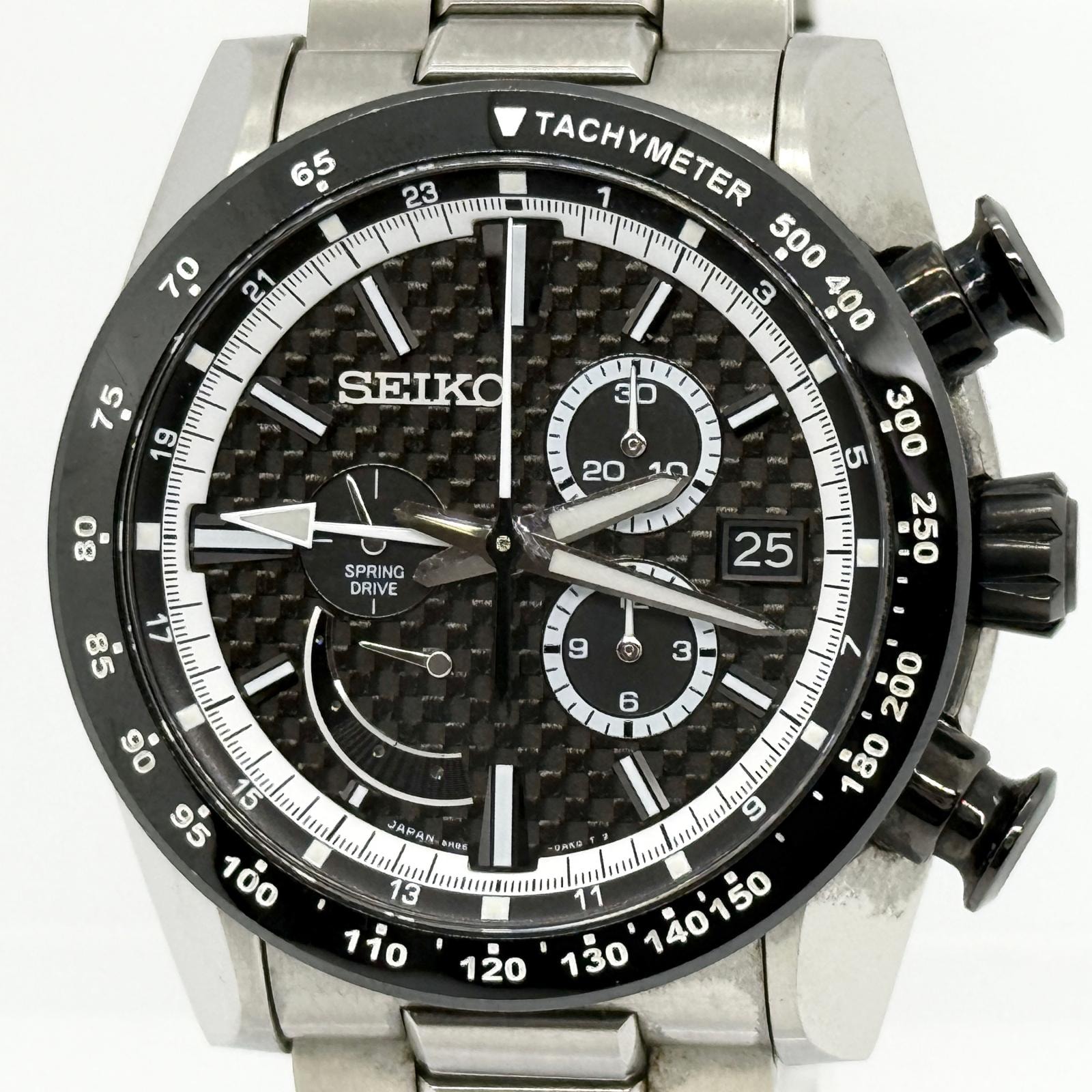 SEIKO セイコー ブライツ アナンタ 5R86-0AN0 SAEA009 ブラック AT メンズ スプリングドライブ パワーリザーブ GMT 定価:¥787,500 腕時計 稼働品