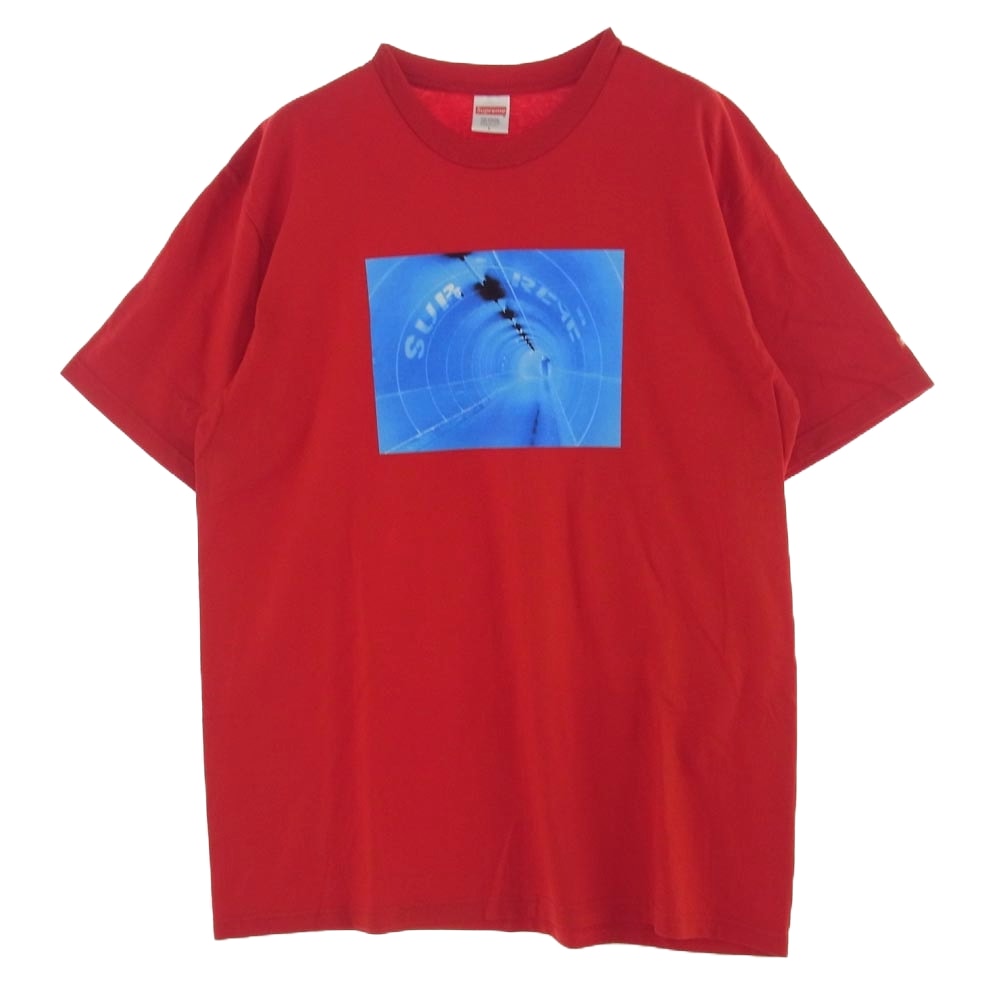 Supreme シュプリーム Tシャツ 24SS TUNNEL Tee トンネル グラフィック 半袖 Tシャツ レッド レッド系 L【極上美品】【中古】