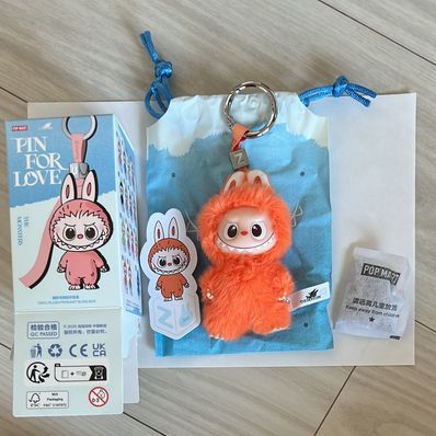POP MART THE MONSTERS (LABUBU) Pin for Love Series-Vinyl Plush Pendant (N-Z) Z