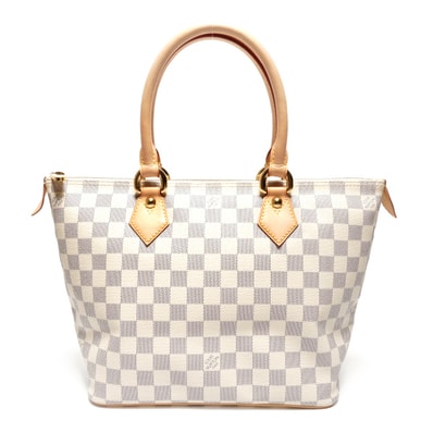 ヴィトン LV 2008年製 ダミエ アズール サレヤ PM ハンドバッグ【中古】