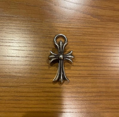 Chrome Hearts Tiny CH Cross Charm "Silver"