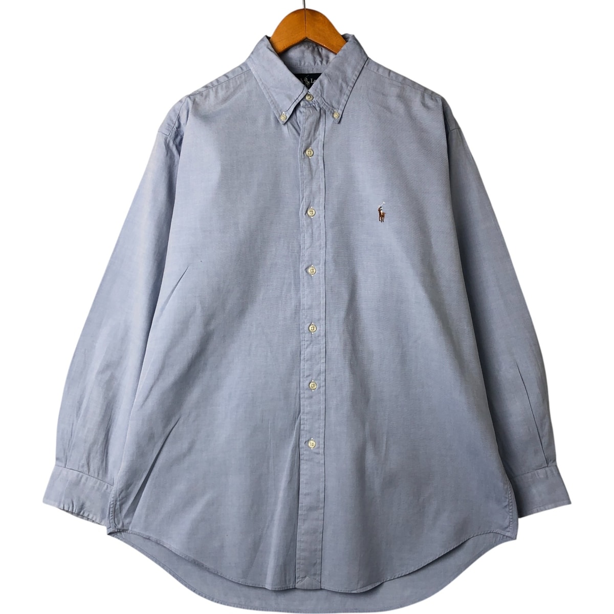 古着 ラルフローレン Ralph Lauren YARMOUTH 長袖 ボタンダウンシャツ メンズL相当/eaa509389