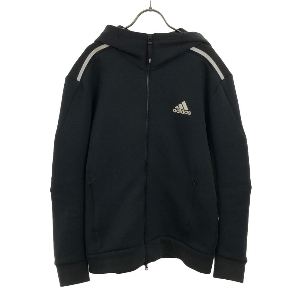 adidas 長袖 スウェット ジップパーカー
