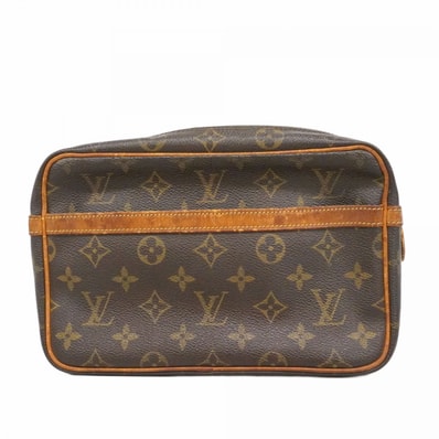 【6dc3630】ルイヴィトン クラッチバッグ モノグラム コンピエーニュ23 M51847 ブラウン【中古】メンズ