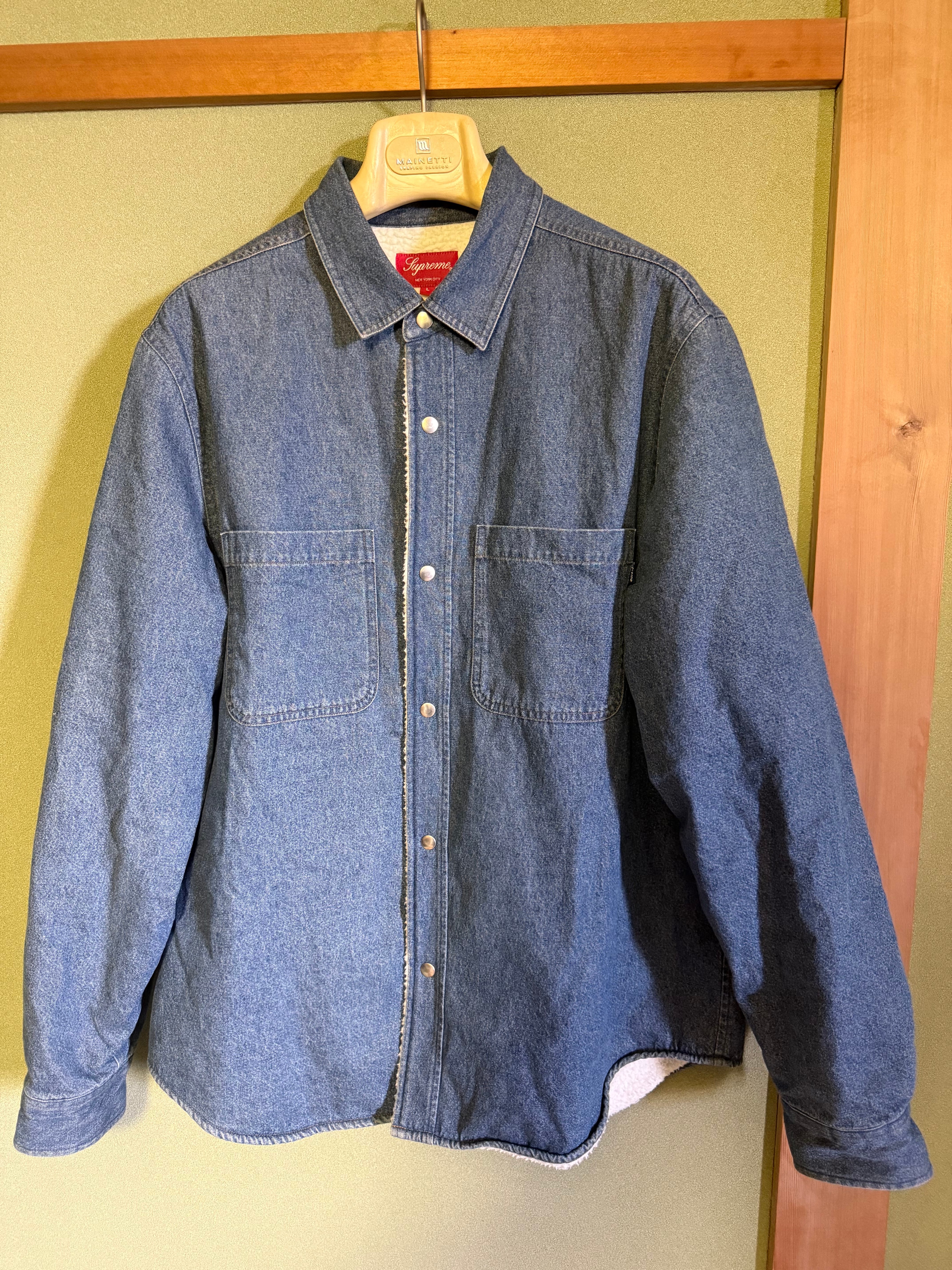 Supreme Sherpa Lined Denim Shirt