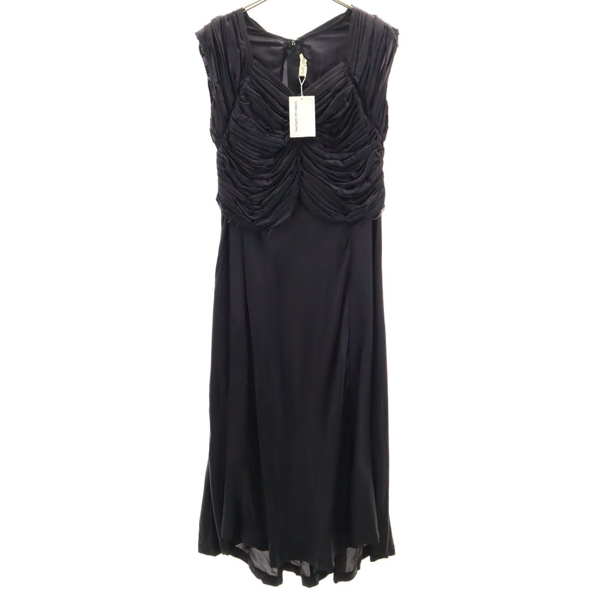 COMME des GARCONS コムデギャルソン 00s 2000年 未使用 日本製 オールド ノースリーブ ワンピース M ブラック