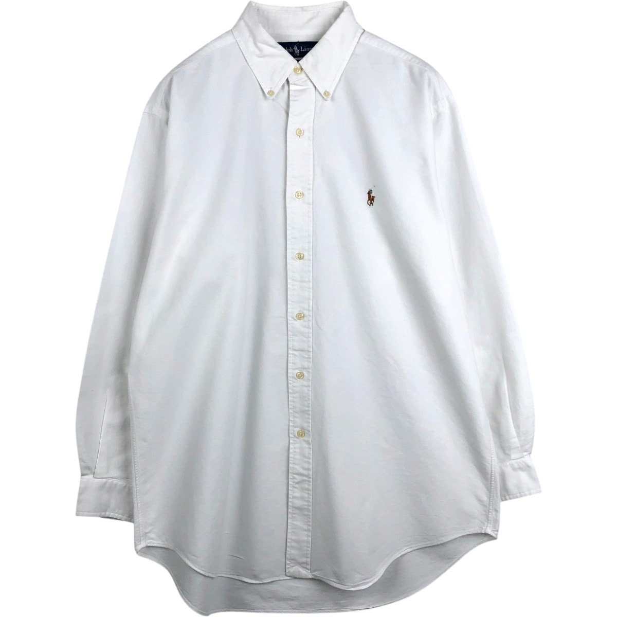 古着 ラルフローレン Ralph Lauren YARMOUTH 長袖 ボタンダウンシャツ メンズL相当/eaa676981