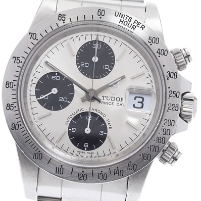☆良品 チュードル クロノタイム デイト 79180 メンズ 【中古】