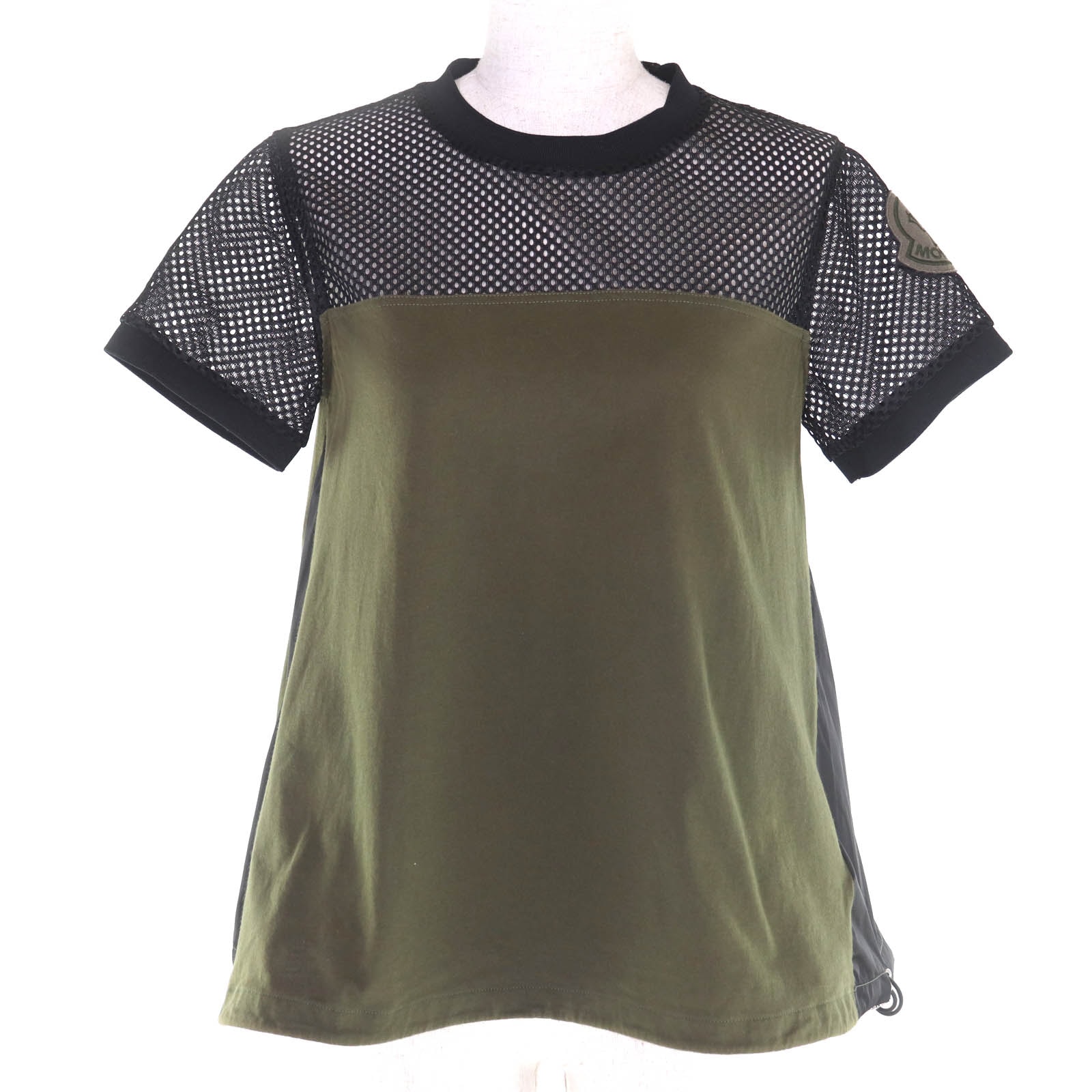 美品 モンクレール 半袖Tシャツ カーキ レディース XS F10938C73400
