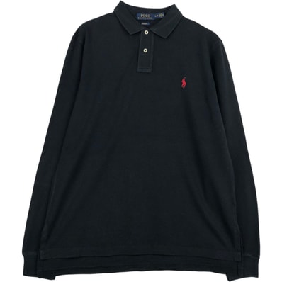 古着 ラルフローレン Ralph Lauren POLO RALPH LAUREN CUSTOM FIT 長袖 ポロシャツ メンズL相当/eaa631849