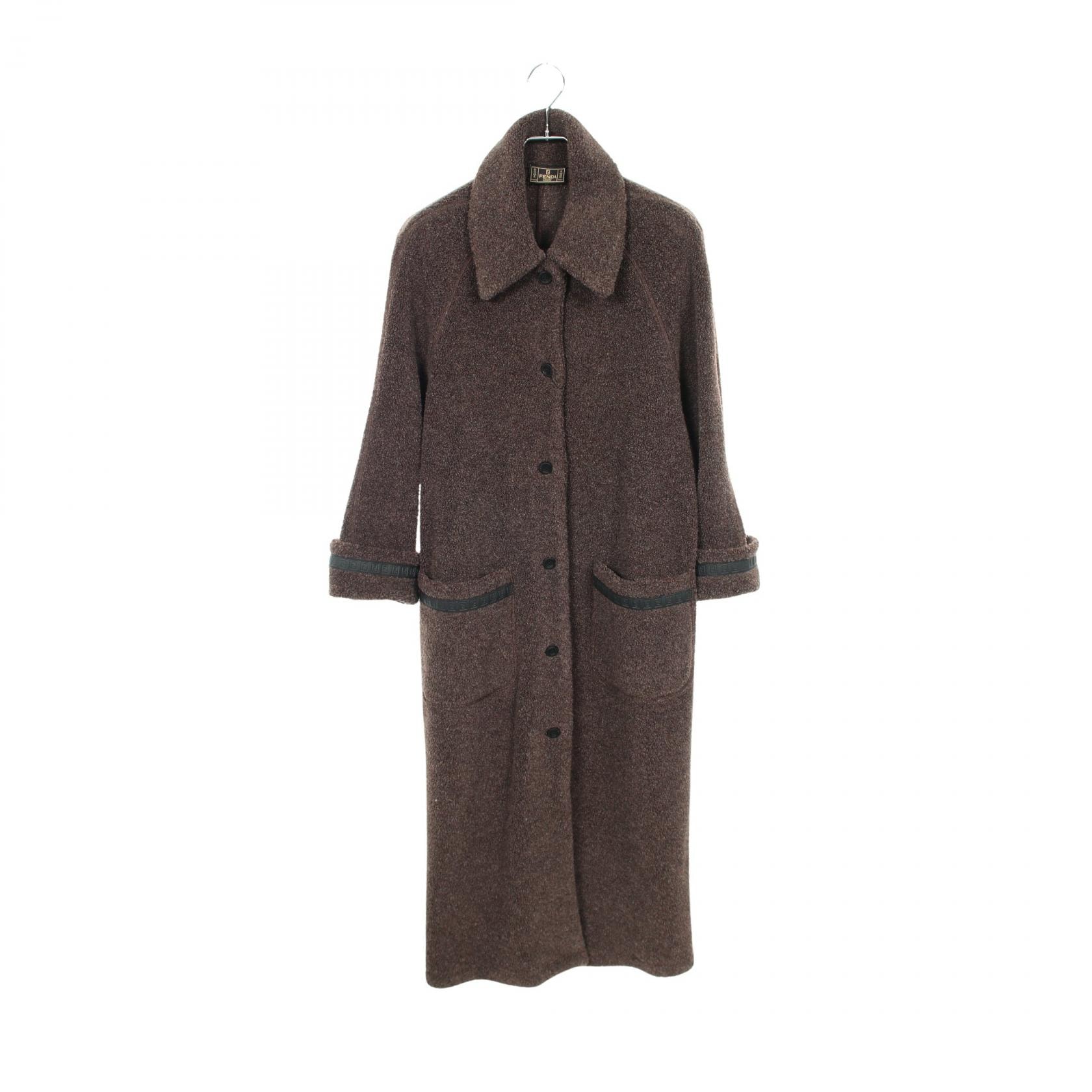 フェンディ FENDI 衣料品 アウター ウール レディース ブラウン系 【中古】