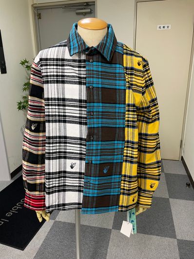 off-white(オフホワイト)マルチパネル チェックシャツ