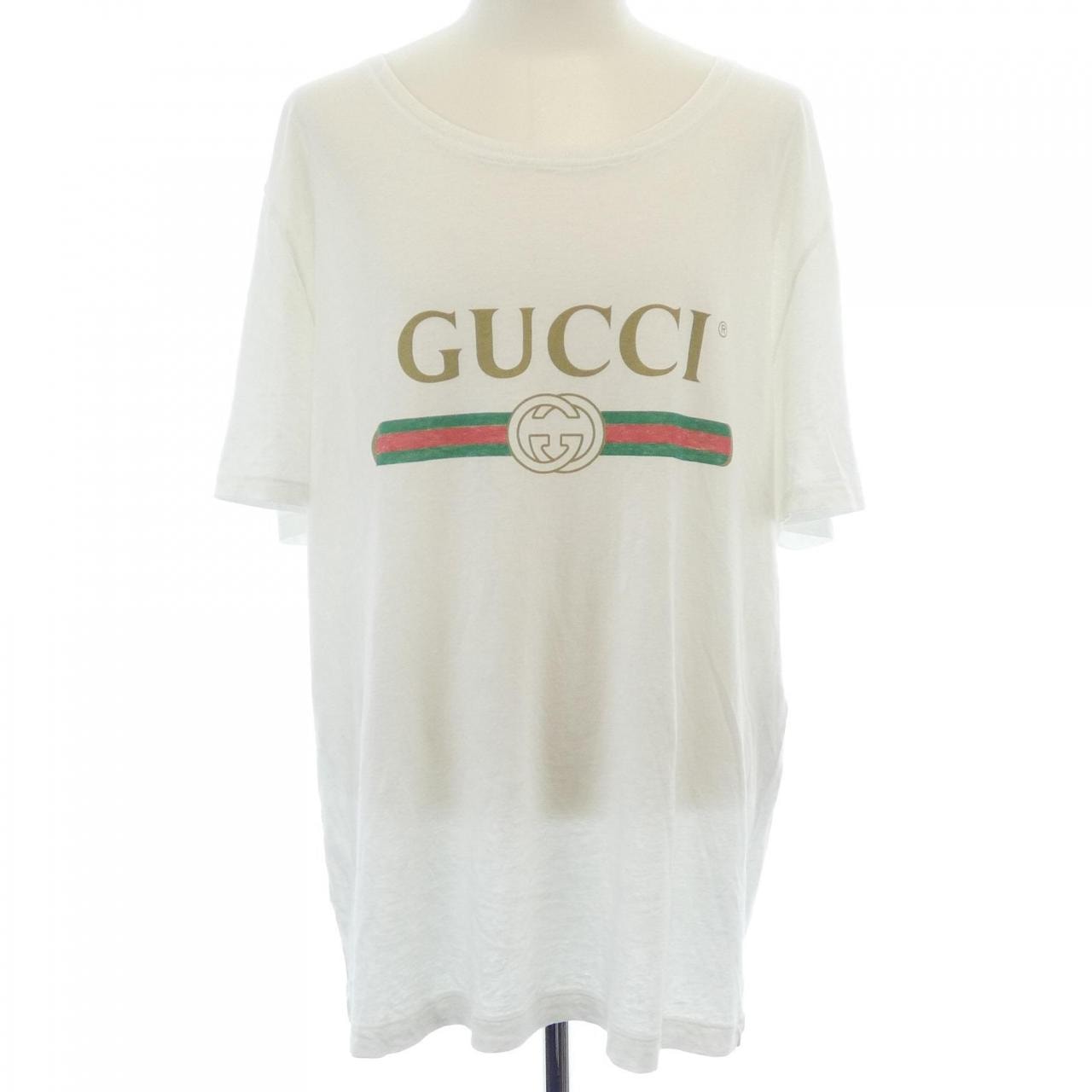 グッチ GUCCI GUCCIロゴウォッシュドオーバーサイズTシャツ 440103-X3F05 Tシャツ