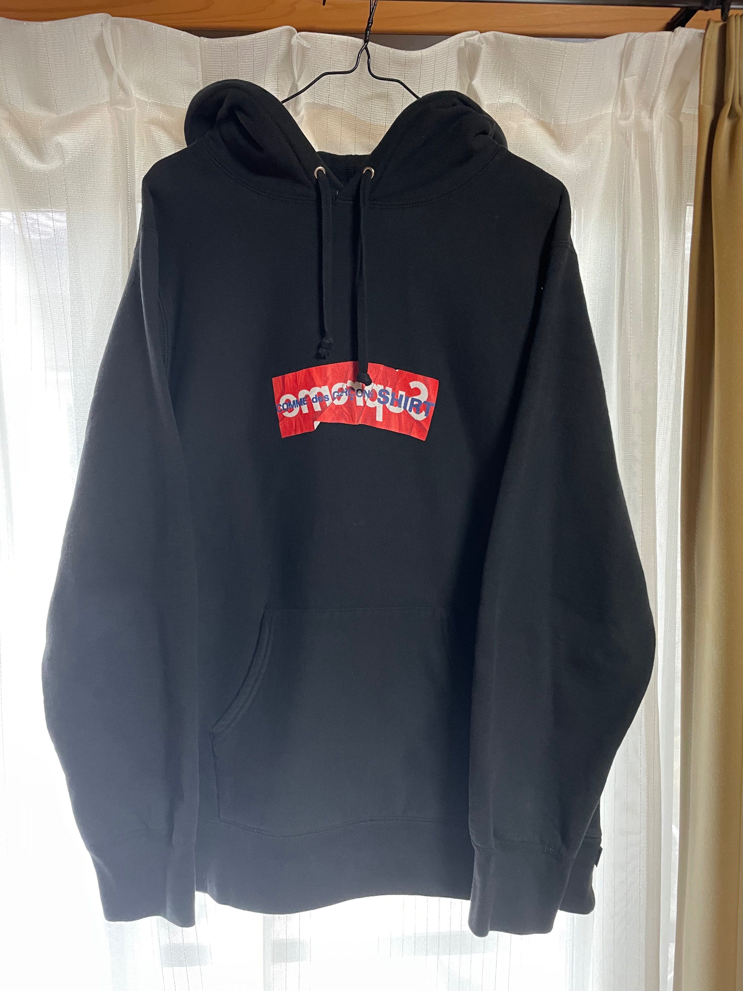 Supreme Comme Des Garcons SHIRT Box Logo Hooded Sweatshirt "Black"