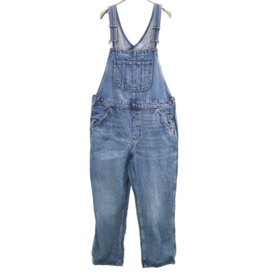 GAP ギャップ ペインター デニム オーバーオール S ウォッシュブルー