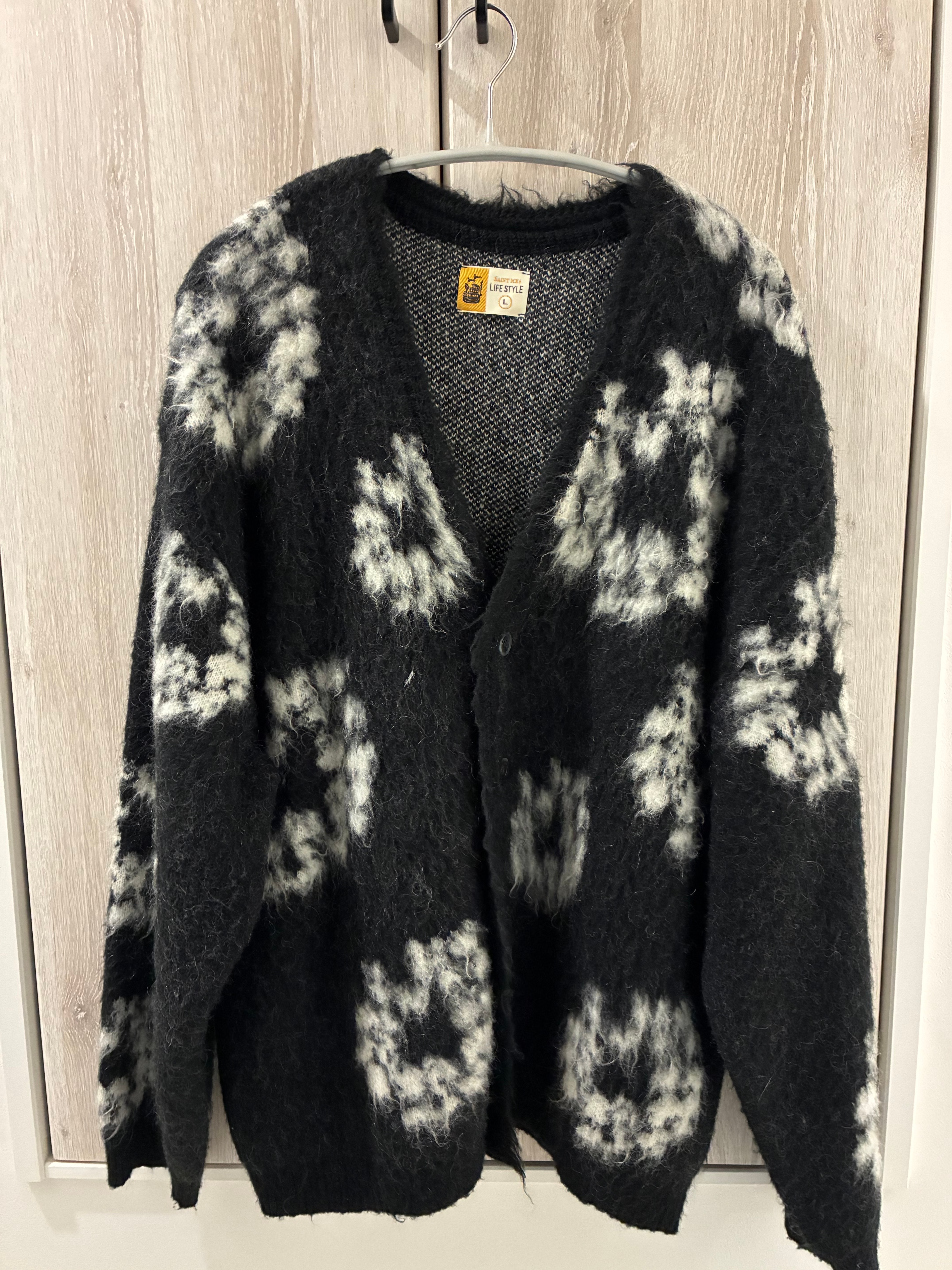 SAINT Mxxxxxx x Denim Tears DT_Mh Cardigan_CT Wreath "Black"