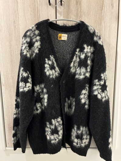 SAINT Mxxxxxx x Denim Tears DT_Mh Cardigan_CT Wreath "Black"