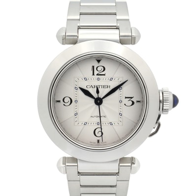 カルティエ CARTIER パシャ ドゥ カルティエ ボーイズ 腕時計 時計 ステンレススチール ボーイズ シルバー系 WSPA0013 【中古】