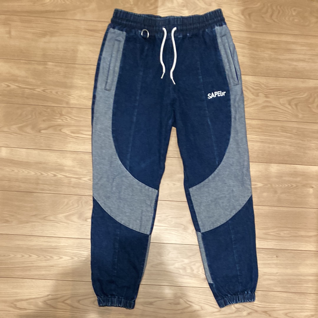 SAPEur DENIM TRACK PANTS 