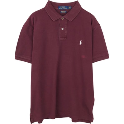 古着 ラルフローレン Ralph Lauren POLO RALPH LAUREN CUSTOM SLIM FIT 半袖 ポロシャツ メンズL相当/eaa644302