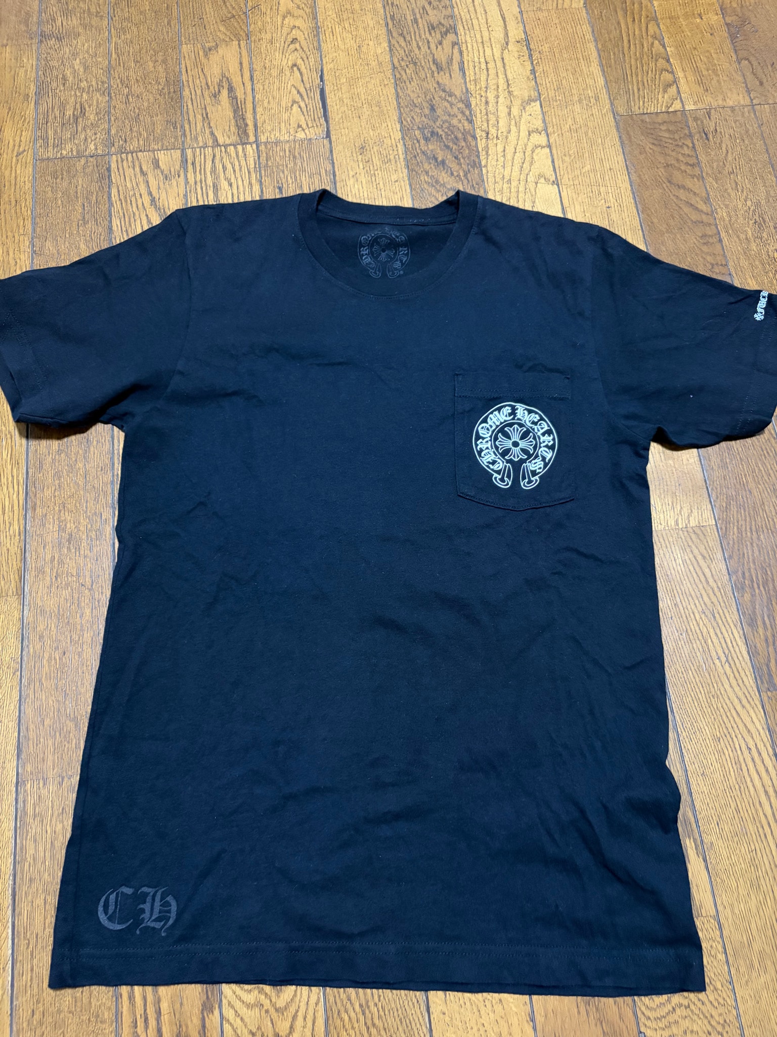Chrome Hearts Horse Shoe Logo Pocket T-Shirt "Black"