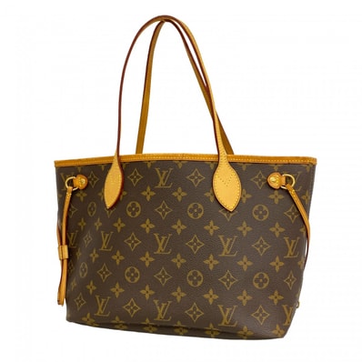 【6de5705】ルイヴィトン トートバッグ モノグラム ネヴァーフルPM M40155 ブラウン【中古】レディース