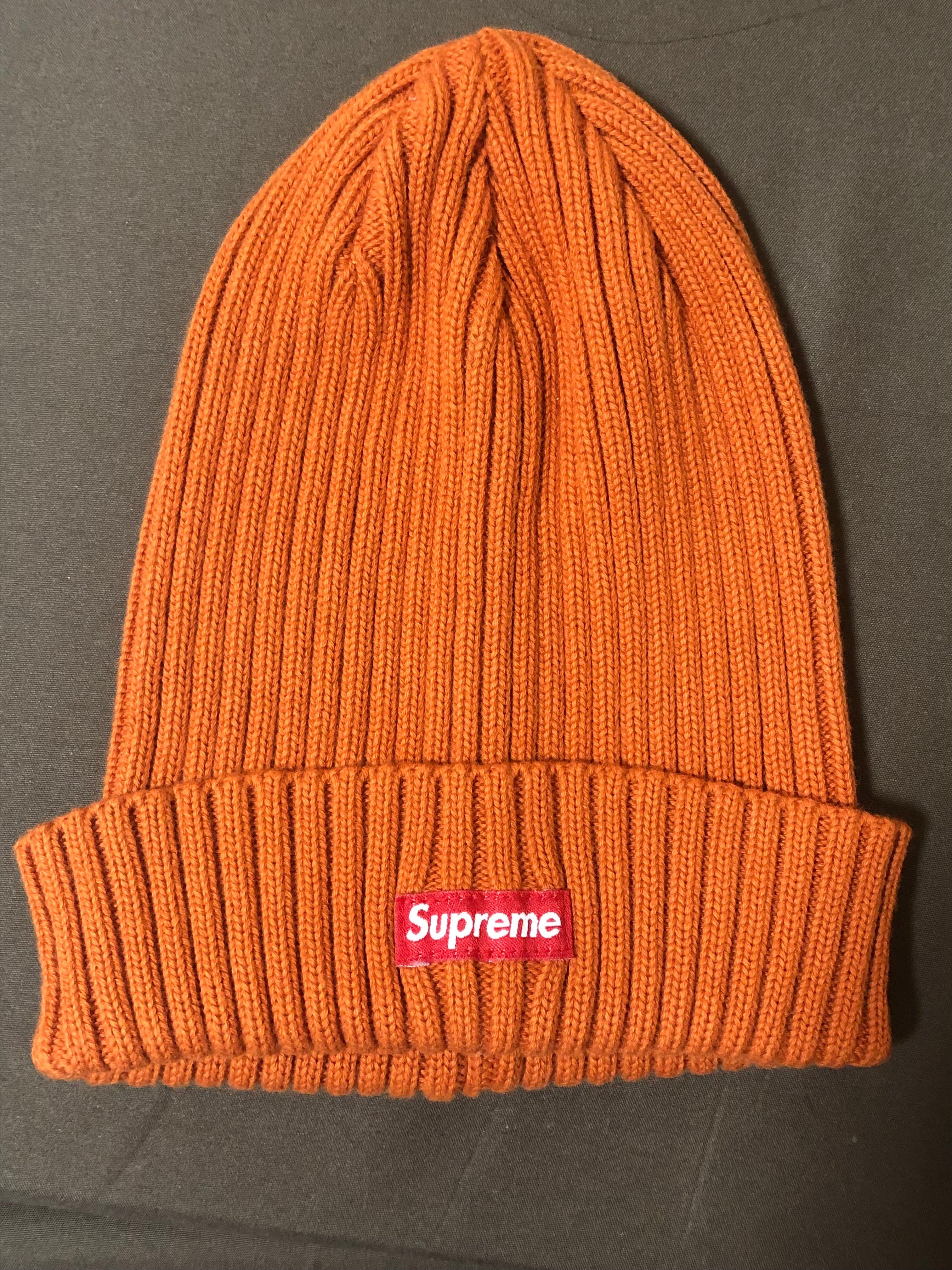 Supreme Overdyed Beanie "Orange"(19SS)