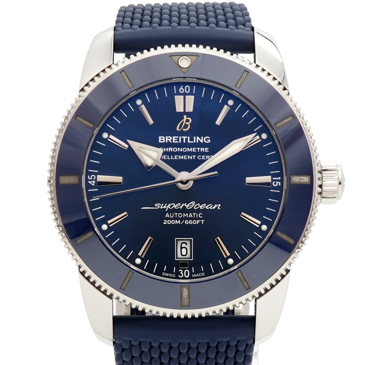 ★最終価格★SALE【6whc0248】ブライトリング スーパーオーシャン ヘリテージ2 B20 オートマチック46 AB2020 青文字盤【中古】腕時計 メンズ