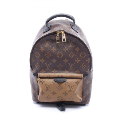 ルイ・ヴィトン LOUIS VUITTON パームスプリングス バックパックPM リュックサック バックパック バッグ PVCコーティングキャンバス レザー モノグラム・リバース ベージュ レディース ブラウン系 / ベージュ系 M43116 【中古】
