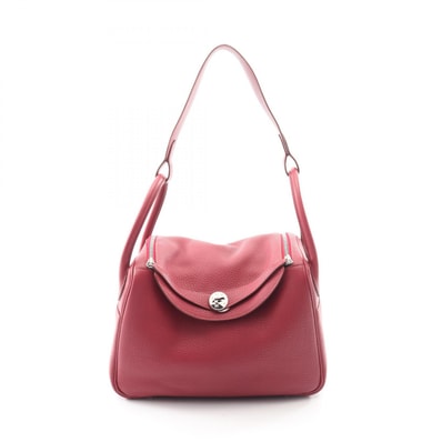 エルメス HERMES リンディ30 ショルダーバッグ バッグ レザー トリヨンクレマンス トリヨンクレマンス ルビー T刻印(2015年製造) レディース ボルドー系 【中古】