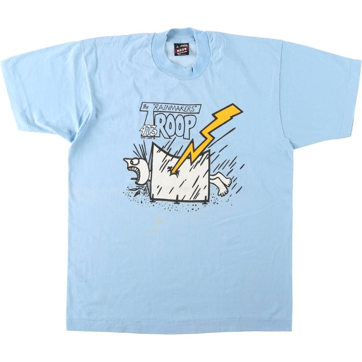 古着 90年代 フルーツオブザルーム FRUIT OF THE LOOM BEST プリントTシャツ USA製 メンズL相当 ヴィンテージ/eaa642227