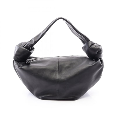 ボッテガヴェネタ BOTTEGA VENETA ダブルノット ミニバッグ ハンドバッグ バッグ レザー レディース ブラック系 【中古】