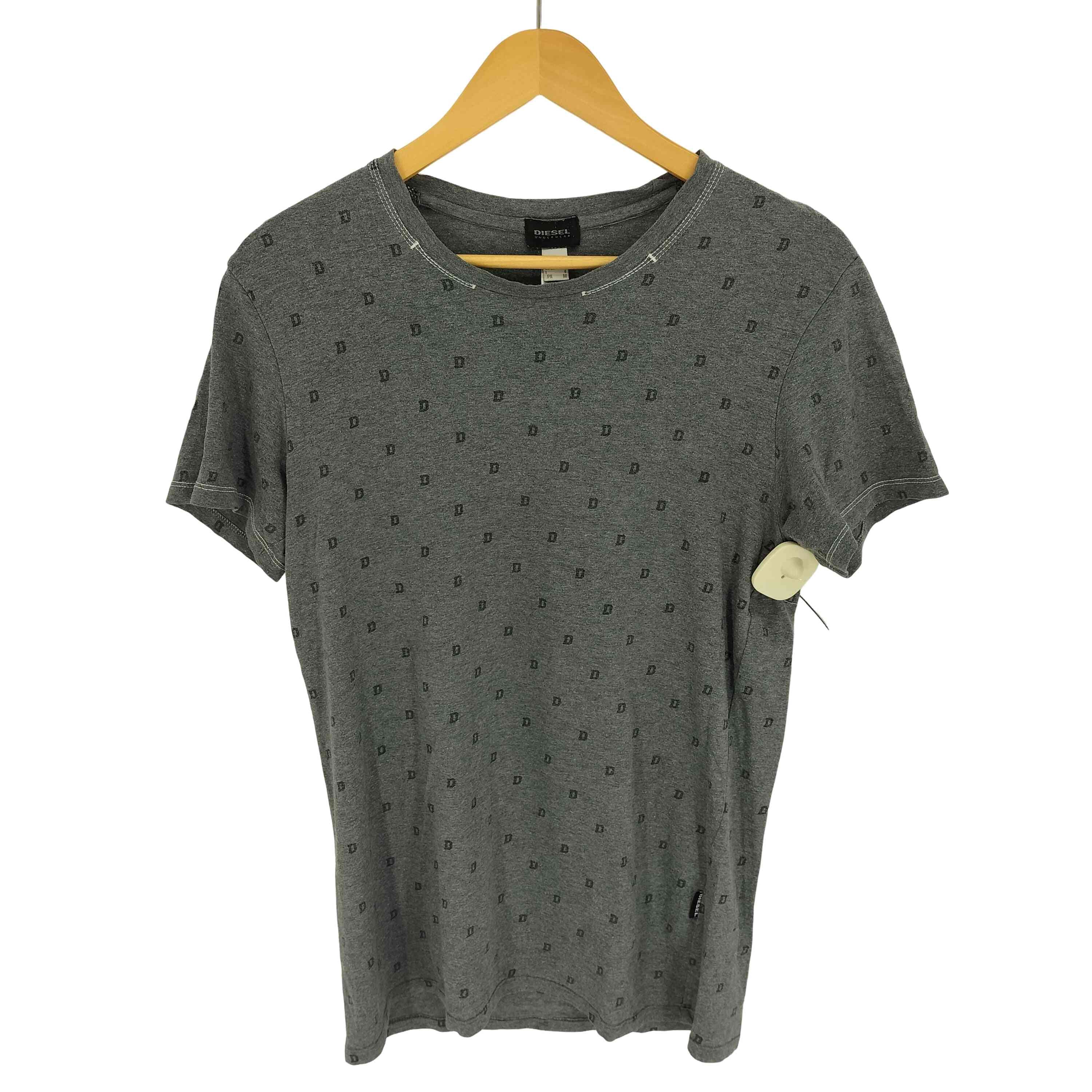 クルーネック 総柄 S/S クルーネック Tシャツ【1139064323721】