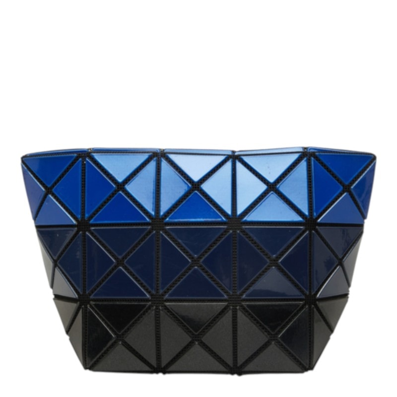 イッセイミヤケ バオバオ ポーチ ブルー PVC レディース ISSEY MIYAKE 中古