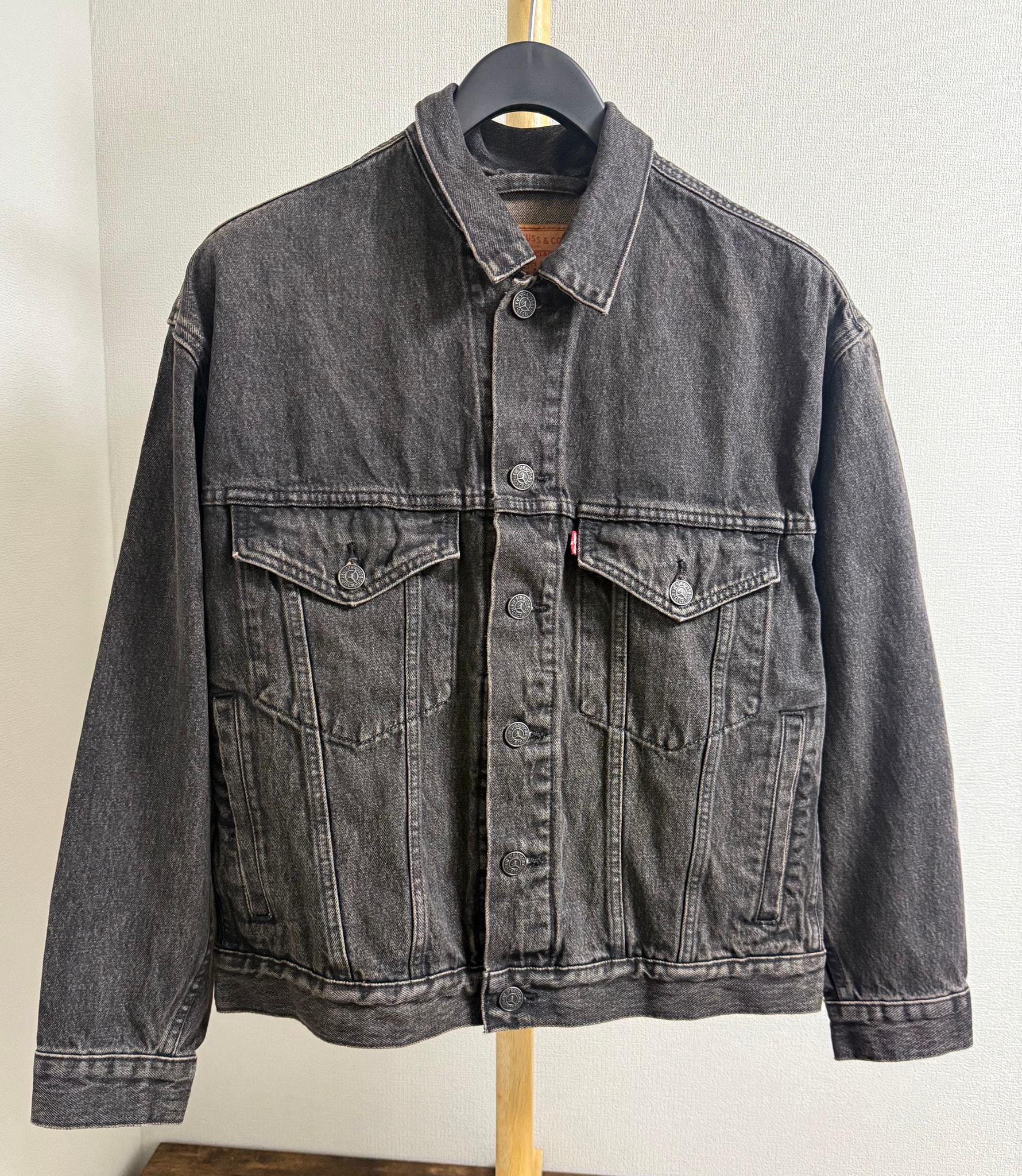Nike Jordan x Levi's Type III Denim Trucker Jacket "Black Wash"