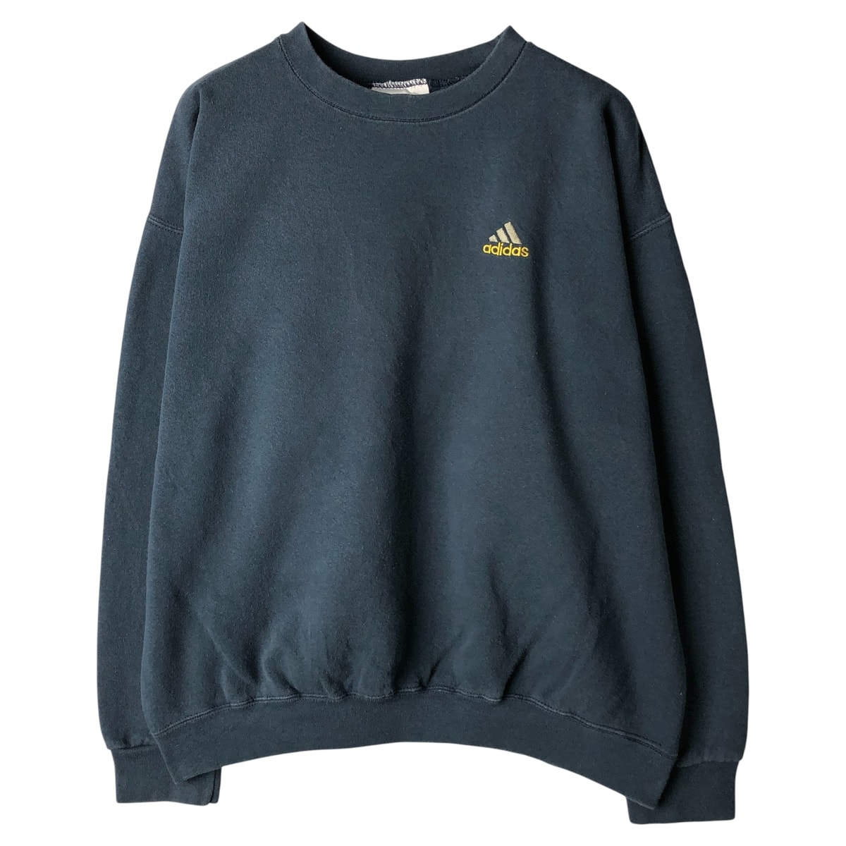 古着 90~00年代 アディダス adidas ワンポイントロゴスウェットシャツ トレーナー USA製 メンズM相当/eaa609134