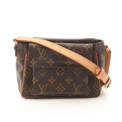 ルイ・ヴィトン LOUIS VUITTON ヴィバシテPM モノグラム ショルダーバッグ バッグ PVCコーティングキャンバス レザー モノグラム レディース ブラウン系 M51165 【中古】