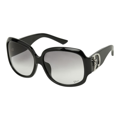 ディオール コテージ Dロゴ グラデーション サングラス 807LF ブラック プラスチック レディース Dior 【中古】