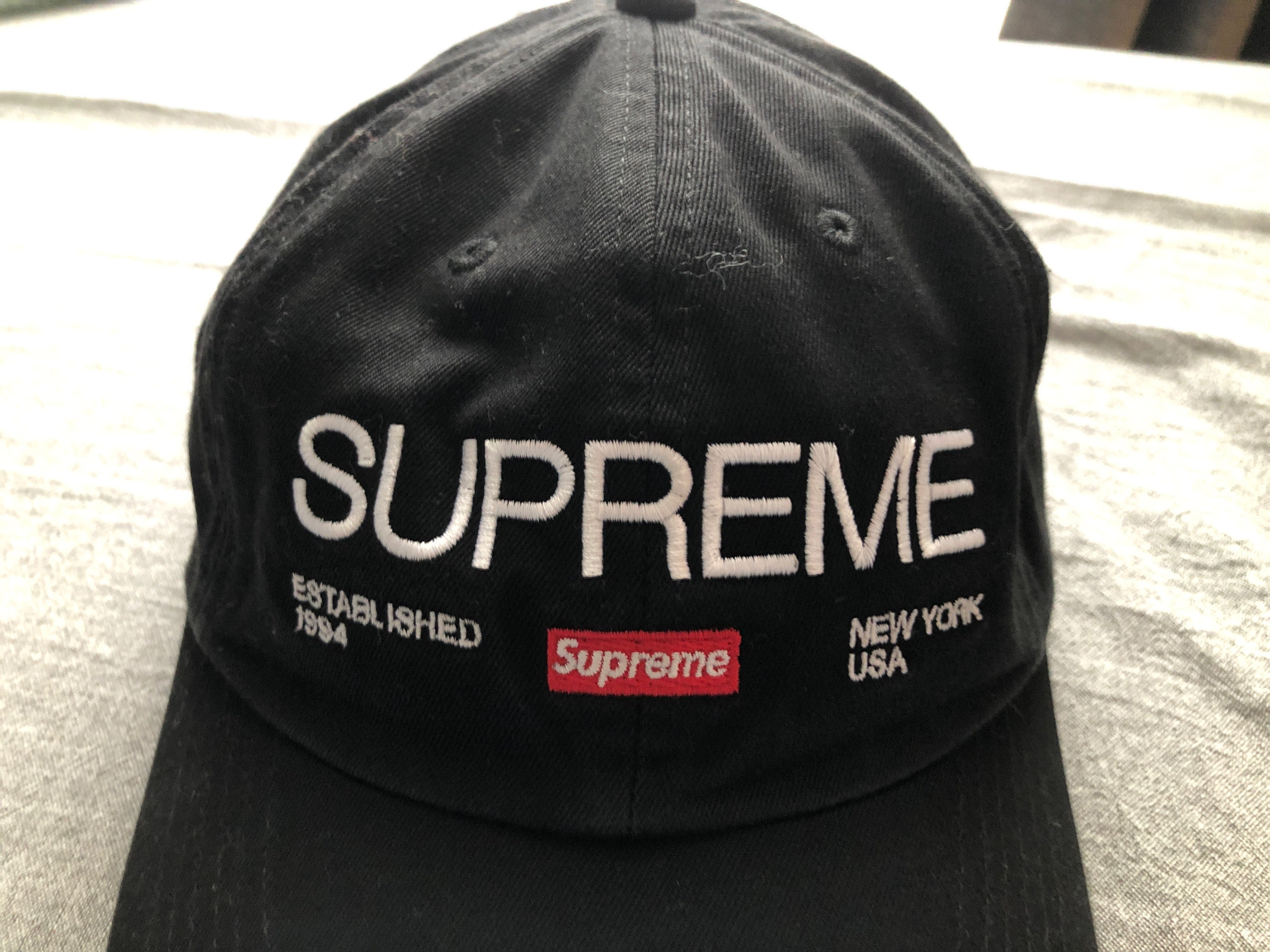 Supreme Est. 1994 6-Panel "Black"