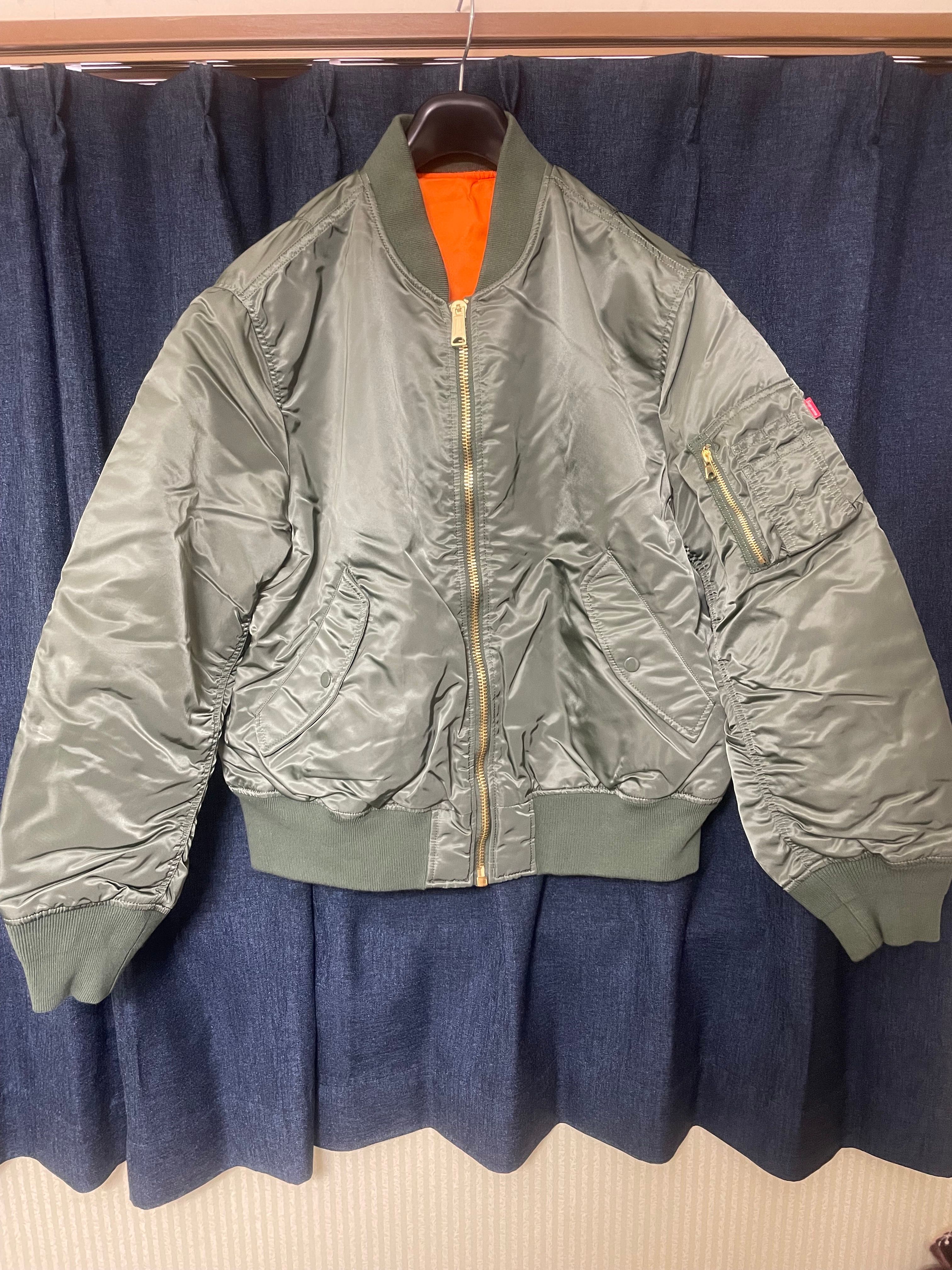 【新品・未使用】Supreme Globe MA-1 AOI（Olive Supreme Globe MA-1 