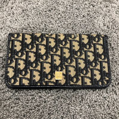 Dior Trotter Long Wallet "Navy"