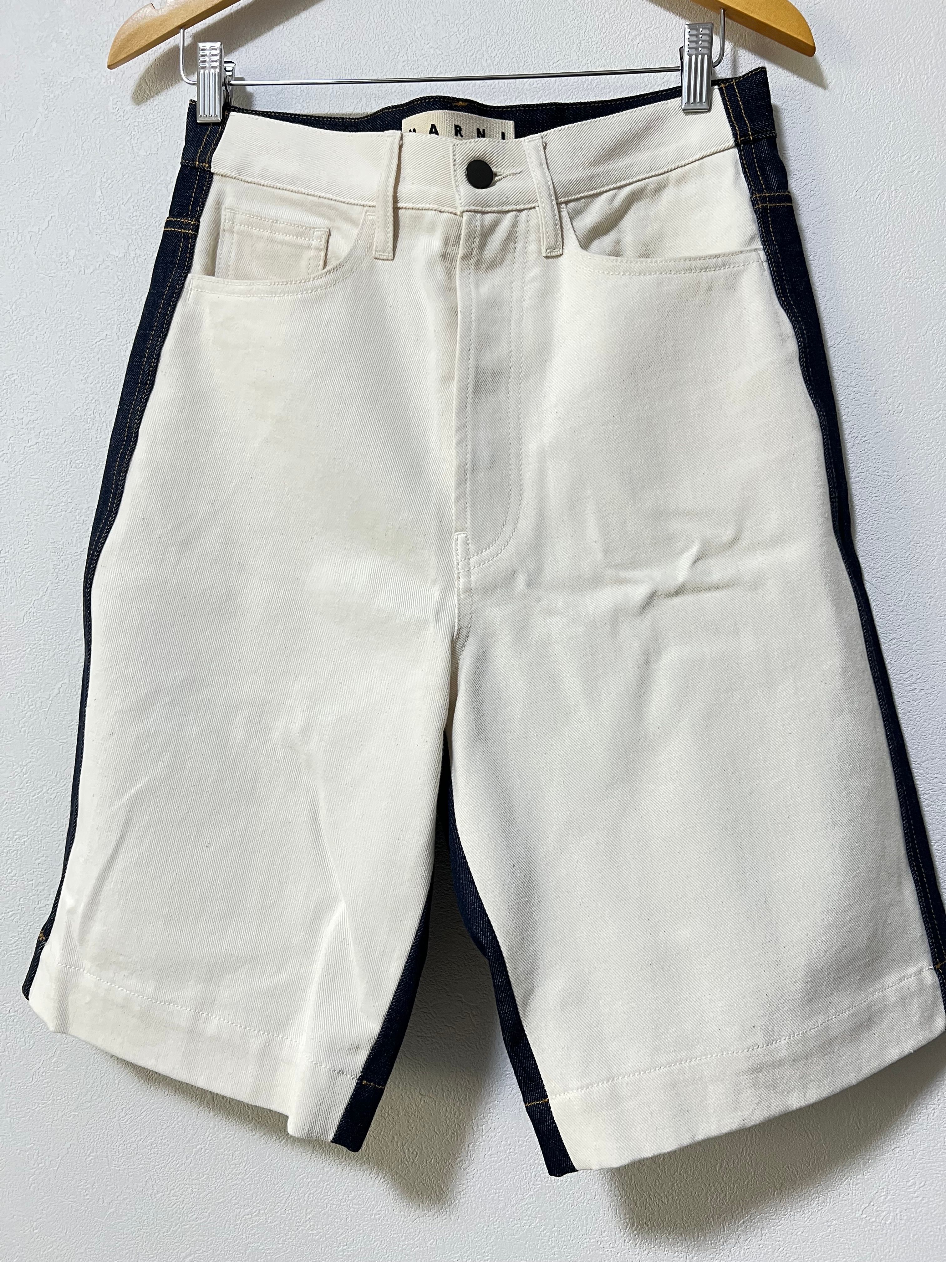 MARNI 切替 デニムショーツ