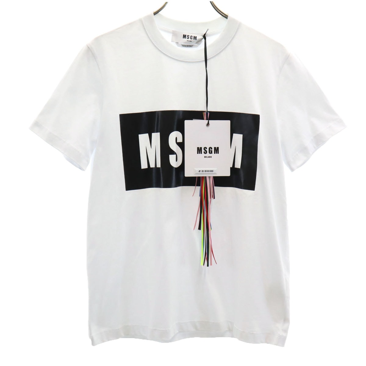 MSGM エムエスジーエム イタリア製 半袖 Tシャツ XS ホワイト