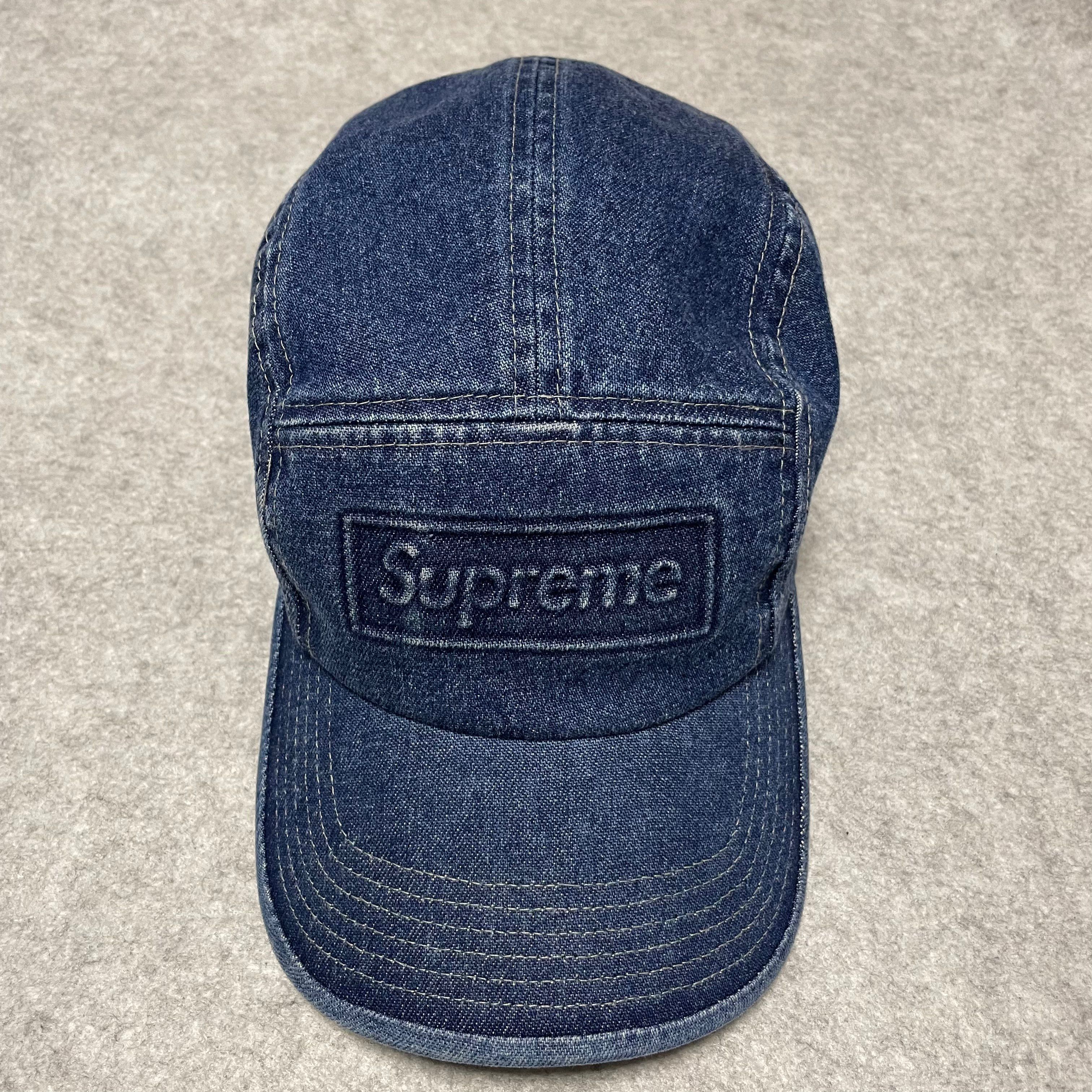 Supreme Embossed Denim Camp Cap デニムキャップ