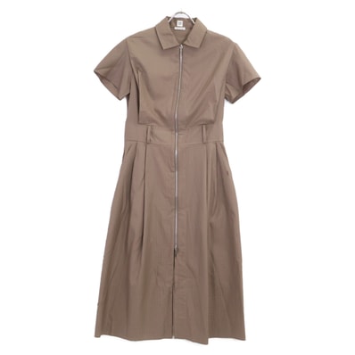 エルメス 【美品】3H0544DH モザイク柄 フロントジップ 半袖 36