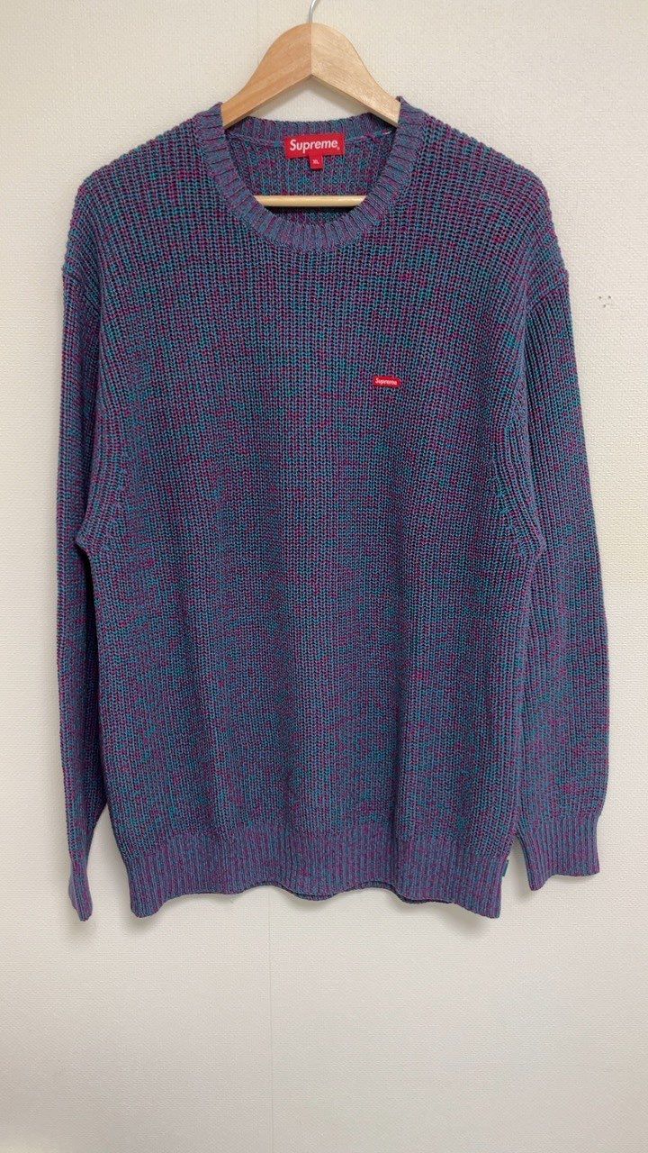 Supreme Melange Rib Knit Sweater "Teal"