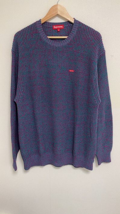 Supreme Melange Rib Knit Sweater "Teal"
