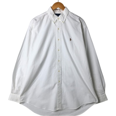 古着 ラルフローレン Ralph Lauren BLAKE 長袖 ボタンダウンシャツ メンズL相当/eaa548366